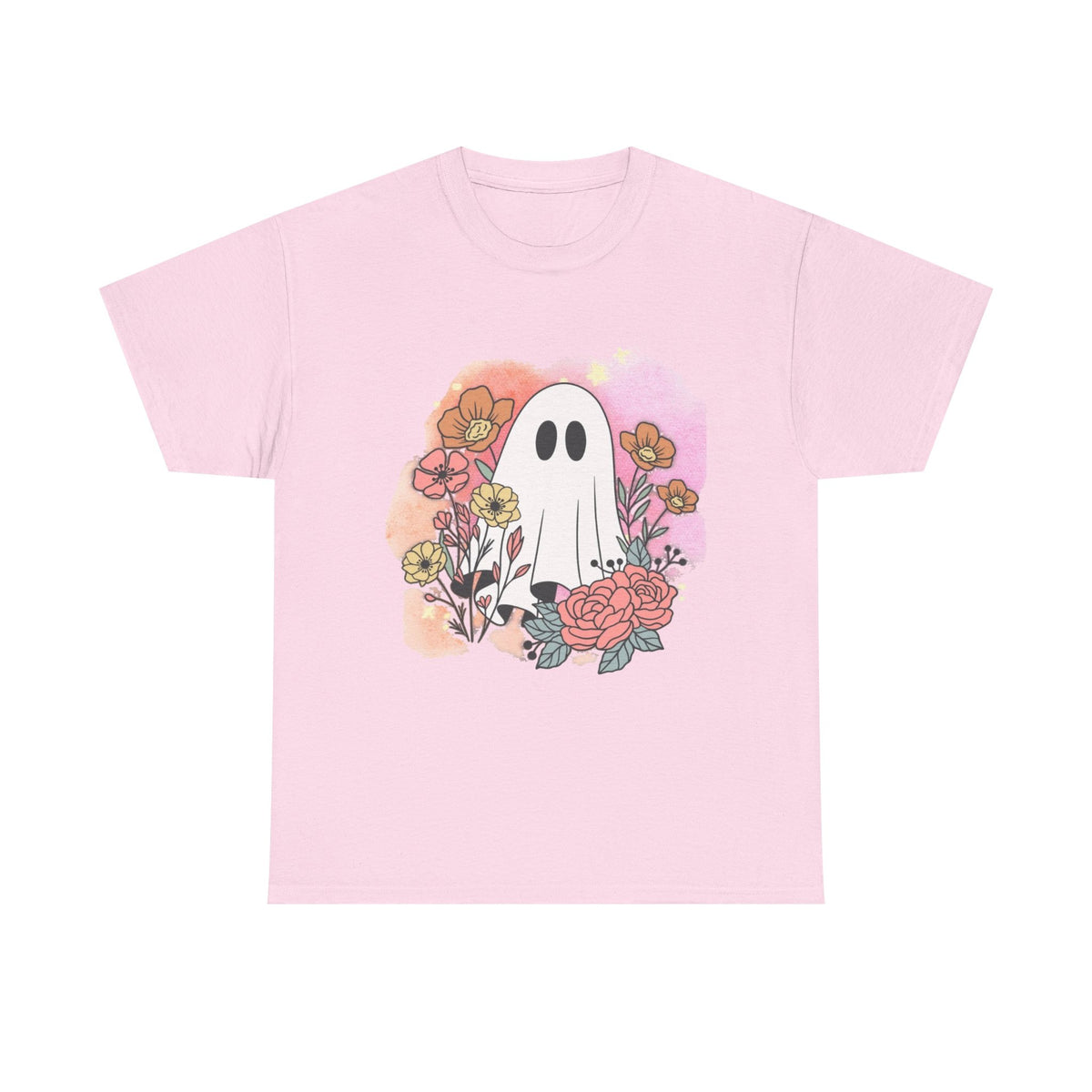 Boo Floral Unisex Heavy Cotton Tee