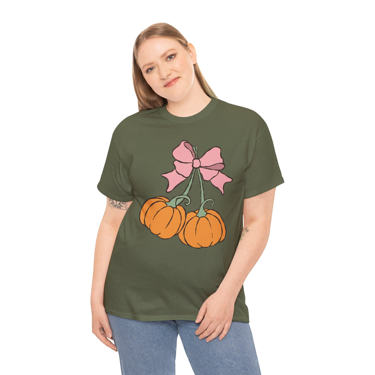 Pumpkin Girly Tee