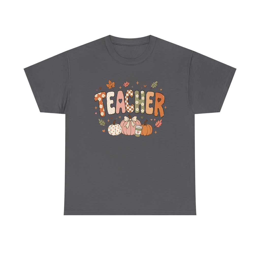 Teacher Fall Unisex Heavy Cotton Tee