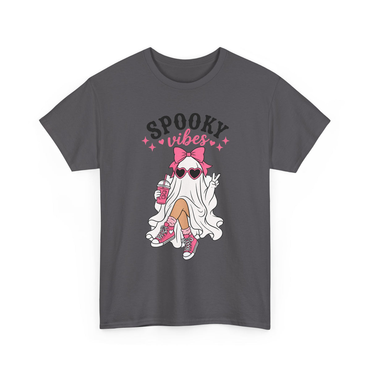 Spooky Vibes Unisex Heavy Cotton Tee