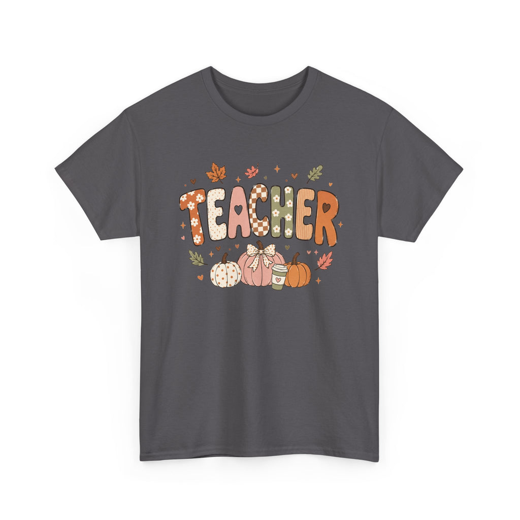 Teacher Fall Unisex Heavy Cotton Tee