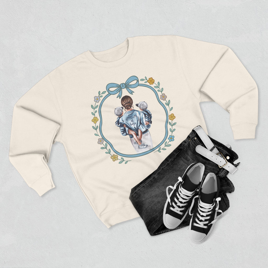 Mom of Boys Unisex Crewneck Sweatshirt