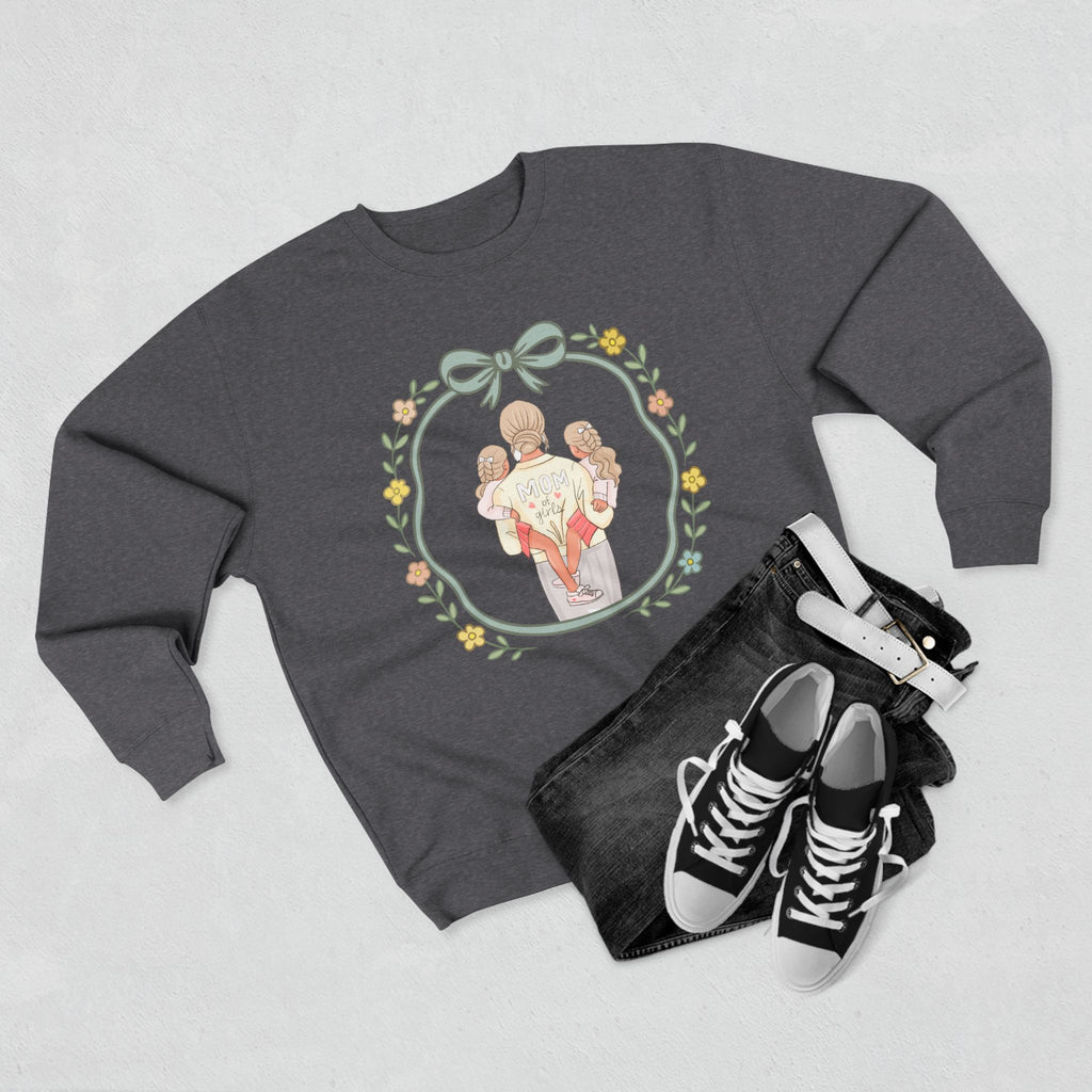 Unisex Girl Mom Crewneck Sweatshirt