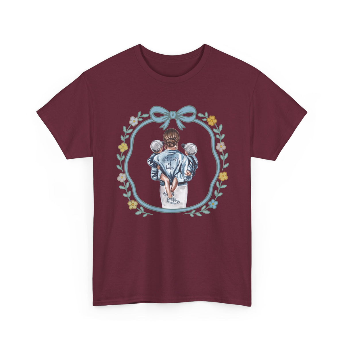Mom of Boys Unisex Heavy Cotton Tee